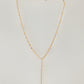 Reflective Coins Chain Lariat