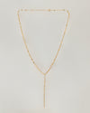 Reflective Coins Chain Lariat