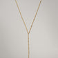 Reflective Coins Chain Lariat