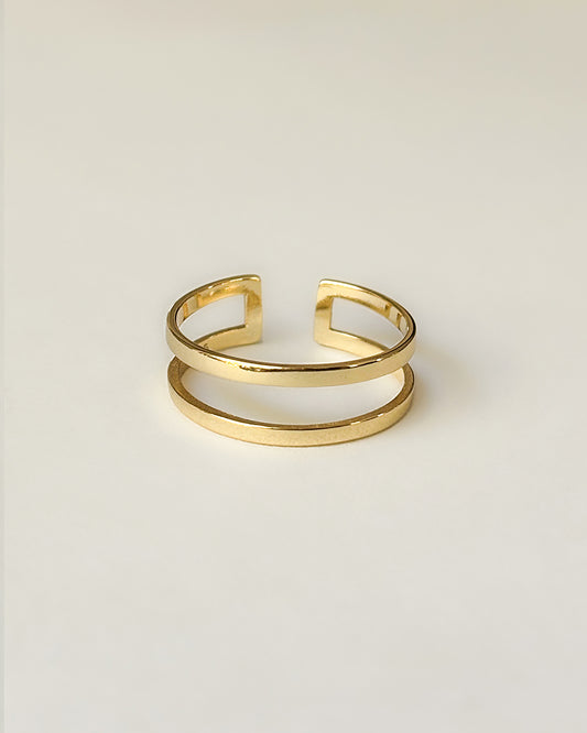 Double Layer Adjustable Ring