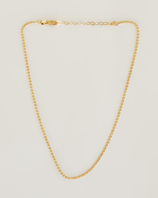 Flat Ball Chain Necklace