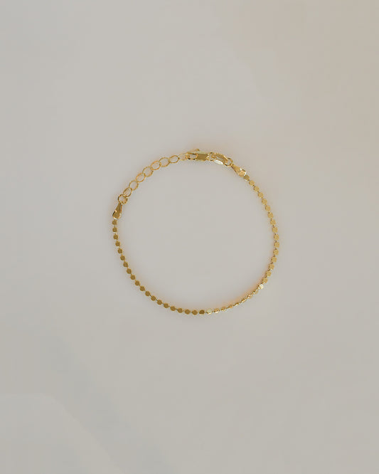 Flat Ball Chain Bracelet