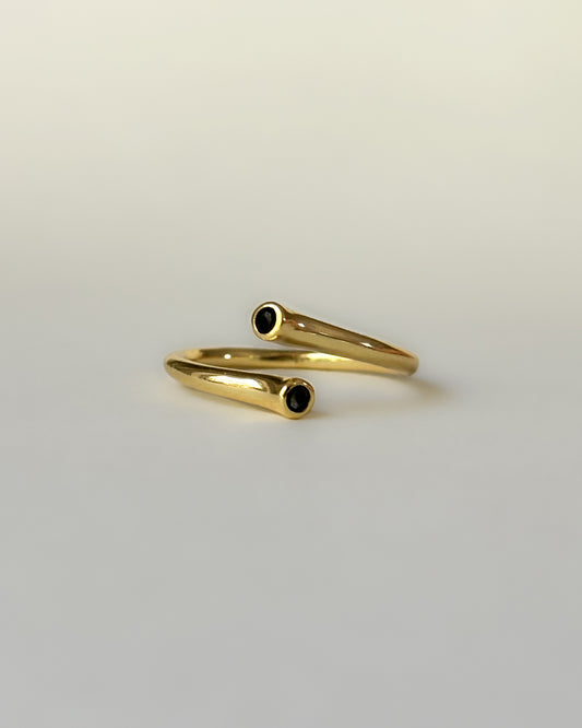 Black Tip Ring