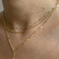 Reflective Coins Chain Lariat