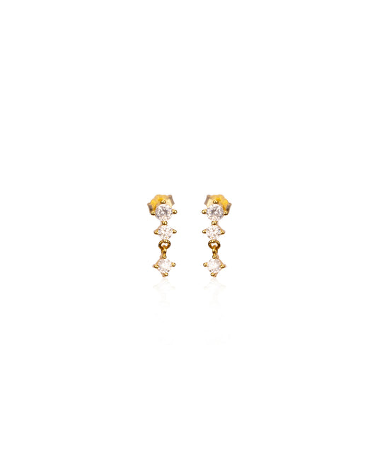 Triple Dangling Stacking Studs