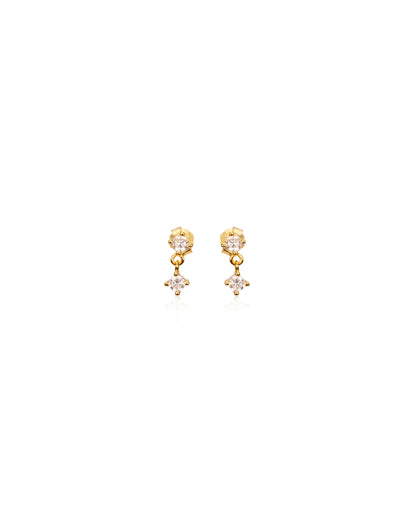 Double Dangling Stacking Studs
